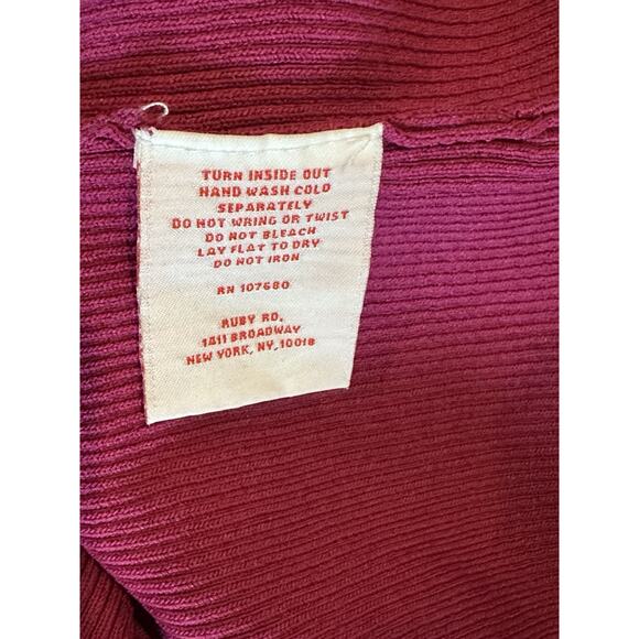 Ruby Rd. Woman Beaded Dark Pink/Purple Sleeveless Top Women’s 1X - Picture 6 of 6